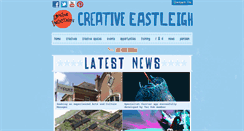 Desktop Screenshot of creativeeastleigh.co.uk