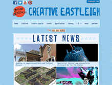 Tablet Screenshot of creativeeastleigh.co.uk